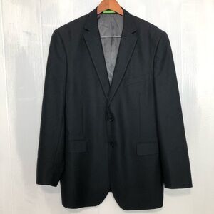 Salvatore Exte Men's Two Button Black Suit Jacket